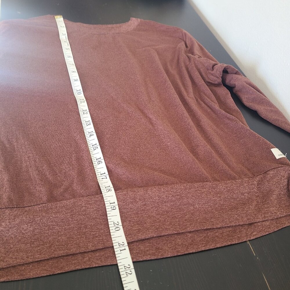 Vuori Women’s Daydream Crew Performance Long Sleeve Top Brown Size L - Picture 3 of 6